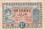 Algérie 1 Franc Chamber of Commerce, Constantine, Chambre de Commerce -