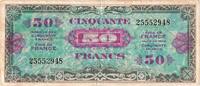 France 50 Francs Drapeau/France, 25553, Fayette:VF19.1, KM:117a -
