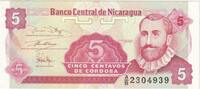 Nicaragua 5 Centavos UNZ -