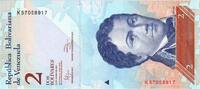 Venezuela 2 Bolivares 2012-01-31 -