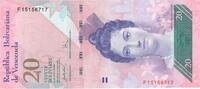 Venezuela 20 Bolivares 2007-05-24 -