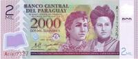Paraguay 2000 Guaranies UNZ -