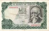 Espagne 1000 Pesetas 1971-09-17 -