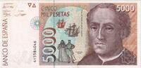 Espagne 5000 Pesetas 1992-10-12 -