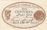 Algérie 50 Centimes Alger, 1915-01-13, Chambre de Commerce -