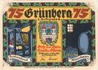 Allemagne 75 Pfennig Grünberg, 1921-12-31 -