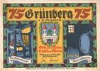 Allemagne 75 Pfennig Grünberg, 1921-12-31 -