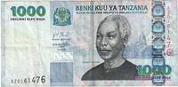 Tanzanie 1000 Shilingi S+ -