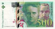 France 500 Francs Pierre et Marie Curie, K.000 -