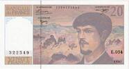 France 20 Francs Debussy, E.054 -