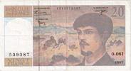 France 20 Francs Debussy, O.061 -