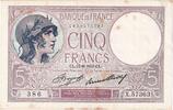 France 5 Francs Violet, 1933-08-17, X.57363 -