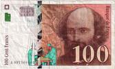 France 100 Francs 1997 Cézanne, A.007 TB+