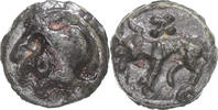 Potin au loup Monnaie, Carnutes, Chartres, Potin -