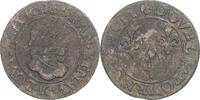 France Double Tournois Monnaie, Louis XIII, Bordeaux, Cuivre -