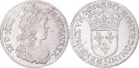France 1/12 Ecu à la mèche longue Louis XIV, Limoges, Argent -