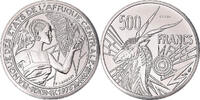 Tchad 500 Francs Monnaie, Monnaie de Paris, ESSAI, Nickel, KM:E9 -