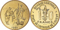 Communauté économique des États de l'Afrique de l' 10 Francs Monnaie -