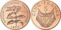 Rwanda 5 Francs Monnaie, Monnaie de Paris, ESSAI, Bronze, KM:E5 -