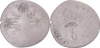 France Quinzain aux 8 L Monnaie, Louis XIV, contremarqué lis, Billon -