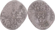 France Quinzain aux 8 L Monnaie, Louis XIV, Toulouse, réformé -