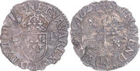 France Douzain d'argent Monnaie, Louis XIII, Paris, BENEDIC -