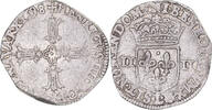 France 1/4 Ecu Monnaie, Henri IV, Bayonne, Argent, Gadoury:597 -