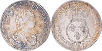 France 1/4 Ecu Vertugadin Louis XV, Tours, réformé, Argent -