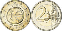 Malte 2 Euro UEM, Paris, Bimétallique, KM:134 -