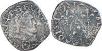 France Double Tournois Monnaie, Henri IV, Saint-Palais, Cuivre -