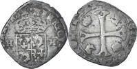 France Douzain du Dauphiné aux 2 H Monnaie, Henri IV, Grenoble -