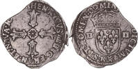 France 1/4 Ecu Monnaie, Henri IV, Bordeaux, Argent, Gadoury:597 -