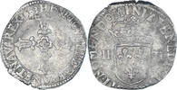 France 1/4 Ecu Monnaie, Henri IV, Bordeaux, Argent, Gadoury:597 -