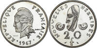 Condominium des Nouvelles-Hébrides 20 Francs Monnaie, Nouvelles-Hébrides, Monnaie de Paris, ESSAI -