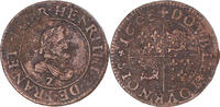 France Double tournois du Dauphiné Monnaie, Henri IV, Grenoble -