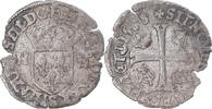 France Douzain aux deux H Monnaie, Henri III, Troyes, Argent -