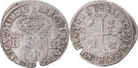 France Douzain aux 2 H couronnés Monnaie, Henri IV, Clermont -