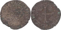 France Douzain aux deux H Monnaie, Henri III, Lyon, Billon, Gadoury:467 -