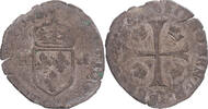 France Douzain aux deux H Monnaie, Henri III, Billon, Gadoury:467 -