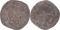 France Douzain du Dauphiné aux 2 H Monnaie, Henri IV, Grenoble, Billon -