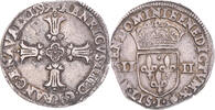 France 1/4 Ecu Monnaie, Henri IV, Bayonne, Argent, Gadoury:597 -
