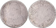 France 1/2 Ecu aux branches d'olivier Monnaie, Louis XV, Bordeaux -