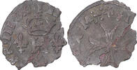 France Liard à la Croix du Saint-Esprit Monnaie, Henri III, Lyon, Billon -