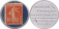 France 10 Centimes Monnaie, Omnium français d'électricité, Timbre-Monnaie -