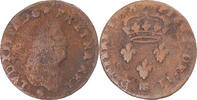 France 2 Deniers Monnaie, Louis XIV, Strasbourg, Cuivre, Gadoury:72 -