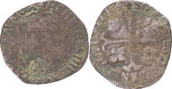 France Quinzain (Douzain contremarqué) Monnaie, Louis XIII, Billon -