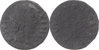France Denier Tournois Monnaie, Louis XIV, Paris, Cuivre -