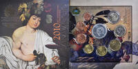 Saint Marin Coffret 1c. à 5€ Caravaggio, Rome, FDC -