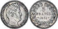 France 5 Francs Monnaie, Louis-Philippe, Lyon, Argent -
