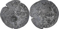 France Quinzain (Douzain contremarqué) Louis XIII, Paris, Billon -